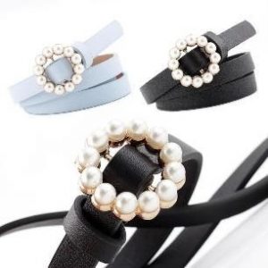 Cute Là Pearlette Flower Like Belt