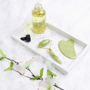 Green Jade Stone Facial Massage KIT