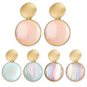 Jade Retro Color Earrings