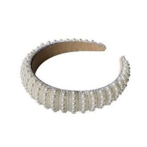 Amelia White Pearlette – Headband