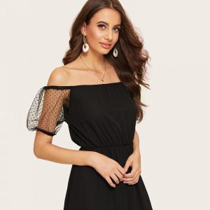 The Black Àgata Dress