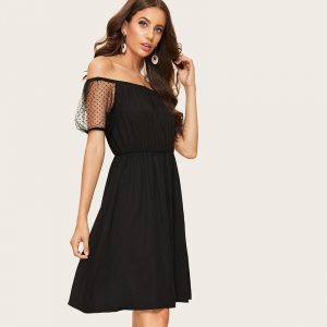The Black Àgata Dress