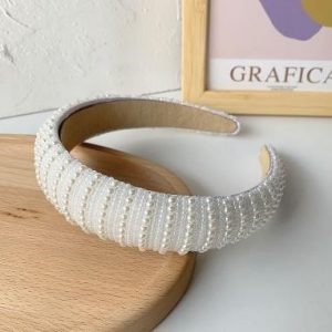The White Lily – Pearly Headband for Women
