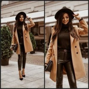 Women’s French Khaki Winter Coat