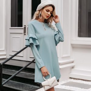 Light Blue Gabrielle – Autumn Dress
