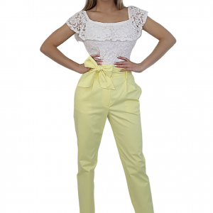 The Everly Sunlight Bow Pants